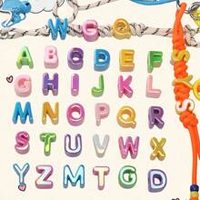 10pcs Acrylic Cloud Shaped Beads, For DIY Crafts, Keychain And Phone Strap Accessories