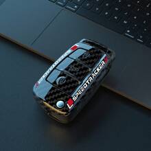 ABS Carbon Fiber White Car Key Case Cover For Audi C6 R8 A1 A3 Q3 A4 A5 Q5 A6 S6 A7 B6 B7 B8 8P 8V 8L TT RS Sline