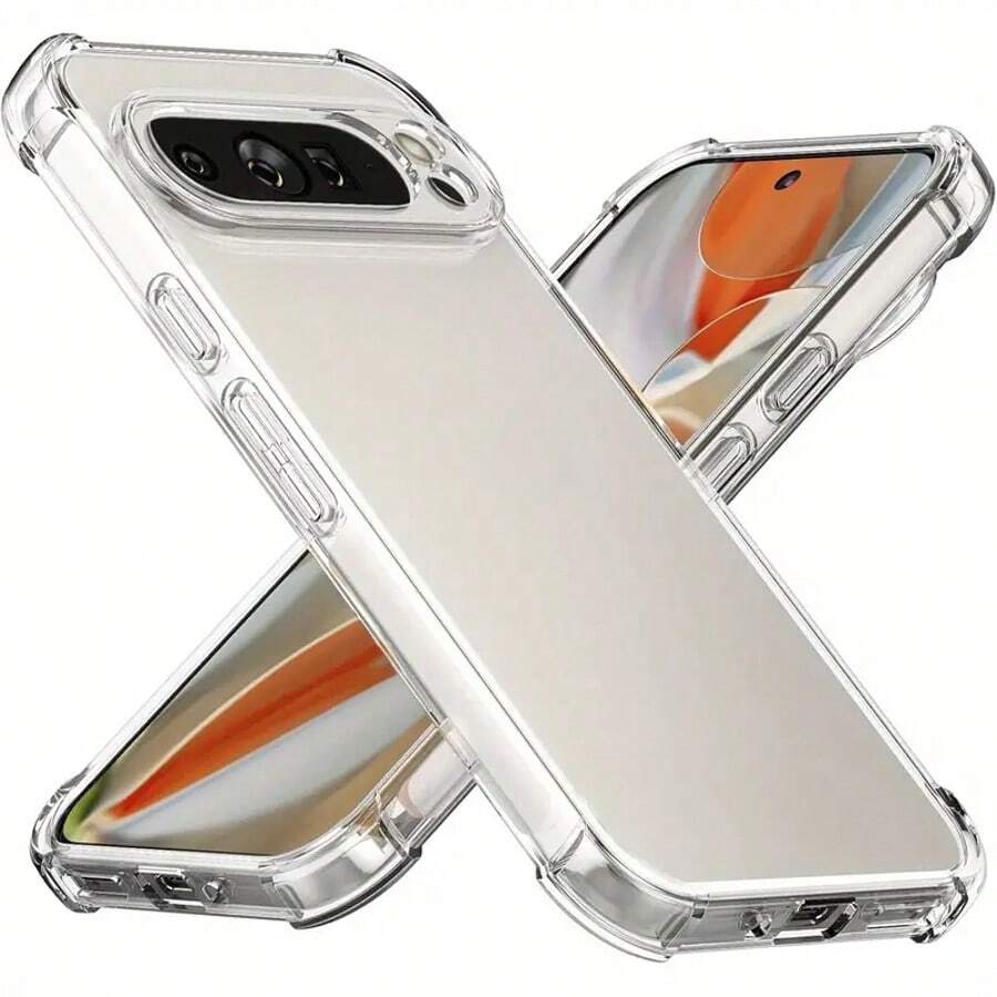 1 Pixel Air Cushion Shock-Proof Transparent Phone Case, Suitable For IPhone 10/10Pro/ Pro XL, Phone Protective Cover, Phone Case, Shock-Proof Phone Case, Transparent Phone Case - Clear - View 1