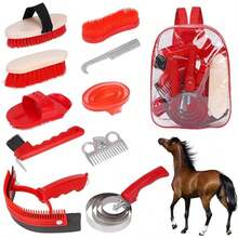 10pcs Horse Grooming Kit, Horse Brushes For Grooming