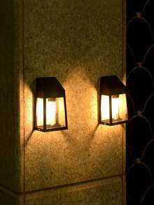 4-Pack Solar-Powered Outdoor Lights With Auto On/Off, 200mah,High Quality, Solar Garden Lights For Pathway, Patio, Deck, Yard - No Wiring Needed, Energy-Efficient Solar Lighting For Halloween, Christmas, Year-Round Decor - Easy Installation - Outdoor Solar Wall Lights - 查看 10