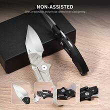 The EDC Knife For Outdoor Camping Uses A D2 Steel Blade, An Ergonomic Handle, Flexible Deformation, And Comes With A Scabbard. It Is An Essential Survival Tool For Hiking, Exploration, Rescue, And Camping, And Is Suitable As A Gift For Father's Day, Birthdays, And Christmas. - Khaki - View 6