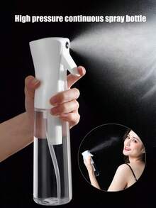 1pc Creative New Fashion Cute Continuous High Pressure Mist Spray Bottle, Hair & Makeup Hydrating Atomizer, Portable Travel Liquid Refillable Spray Bottle, Home Fine Mist High-End Spray Bottle - Multicolor - View 3