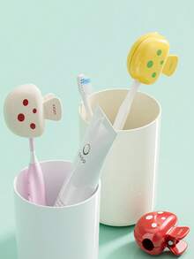 10pcs Toothbrush Head Protective Cover,Portable Toothbrush Case - Toothbrush Head Protective Cover For Travel, Compact Toothbrush Holder, Transparent Toothbrush Travel Case - Mushroom Clip - View 4