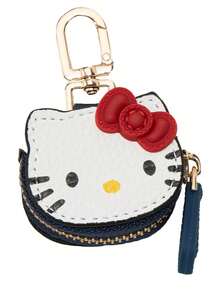 Sanrio 1 قطعة سانريو مفتاح كيتي القطة الكرتونية الجميلة، قلادة كيتي، جودة عالية من الجلد الصناعي، إكسسوار عصري للحقائب، هدية متنوعة للأحباء والعائلة والمعلمين والزملاء والجيران