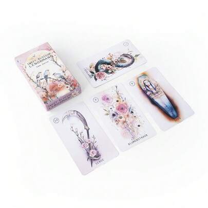 [German Tarot] Sweet Lavender Fragrance Renowned System Cards Contains 36 Cards, One Of Each Color, With A Detailed Description Of The History And Significance Of The Cards In The Instruction Manual