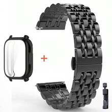 Ốp lưng TPU + Dây đeo bằng thép không gỉ cho đồng hồ thông minh Redmi Watch 5 Lite Vỏ mềm Vòng đeo tay bằng kim loại cho Redmi Watch 5 Active/Lite - dành cho Redmi Watch 5Lite - Xem 15