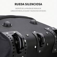 Maletas de Viaje 28 Pulgadas, Mochila de Viaje con Ruedas Giratorias, Maleta De Mano Múltiples Compartimentos(negro) - azul - Ver 2