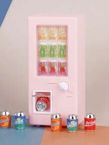 Máy pha chế đồ uống mini, Lon nước ngọt, Nhà búp bê pha chế đồ uống, Mô hình trang trí siêu thị nhỏ, Quà tặng nhỏ cho bữa tiệc, Đồ chơi sáng tạo mini cho thanh thiếu niên, Đồ chơi siêu nhỏ, Đồ chơi, Thích hợp để trang trí tiệc - Nhiều màu - Xem 8