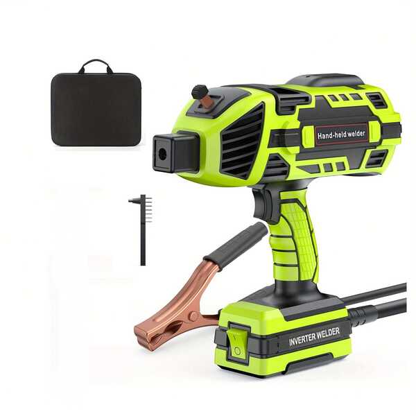 Máquina de soldar portátil mini, inversor, gris, estándar UE, 220 V, para uso doméstico.