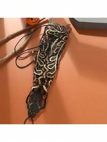 1 buc Mănuși fără degete cu manșetă din dantelă gotică neagră cu stras auriu, încălzitoare de brațe Steampunk, brățară cu mânecă din dantelă în stil vintage, bijuterii pentru acoperirea tatuajelor, potrivite pentru toate anotimpurile, purtare zilnică, sărbători, Halloween, cadouri de Crăciun