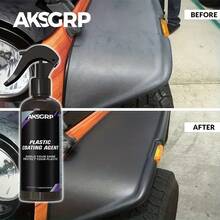 AKSGRP Kit de Spray de Recubrimiento Plástico AKSGRP - Brillo y Protección Máximos - Restaura Superficies Desgastadas - Para Interiores de Automóviles, Motocicletas, Muebles - Aplicación Fácil, Larga Duración