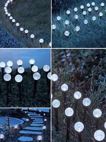 40/20/10 LED太阳能灯串，防水户外，8种照明模式，适用于小路、后院、草坪、花园、小径、露营、派对、独立日、情人节、婚礼、舞会、生日装饰照明