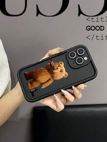 1 Stück Trinkbär Grafik Vollschutz TPU stoßfeste Handyhülle kompatibel mit iPhone 13/ A33(5G)/A32(4G)/A52(5G 4G)/S20FE/S21FE/A14(4G 5G)/S23/S23 PLUS/S23 ULTRA/S23 FE/A55 5G/S24/S24 PLUS/S24 ULTRA/A05/A05s/A15(4G 5G), iPhone 16 Pro Max/16 Plus/16 Pro/16