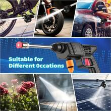 1pc 30Par Stainless Steel High-Pressure Car Wash Water Gun - Including Car Wash Kit, Saves Time, Is Easy To Store, Meets Different Cleaning Needs, And Can Achieve Efficient Cleaning