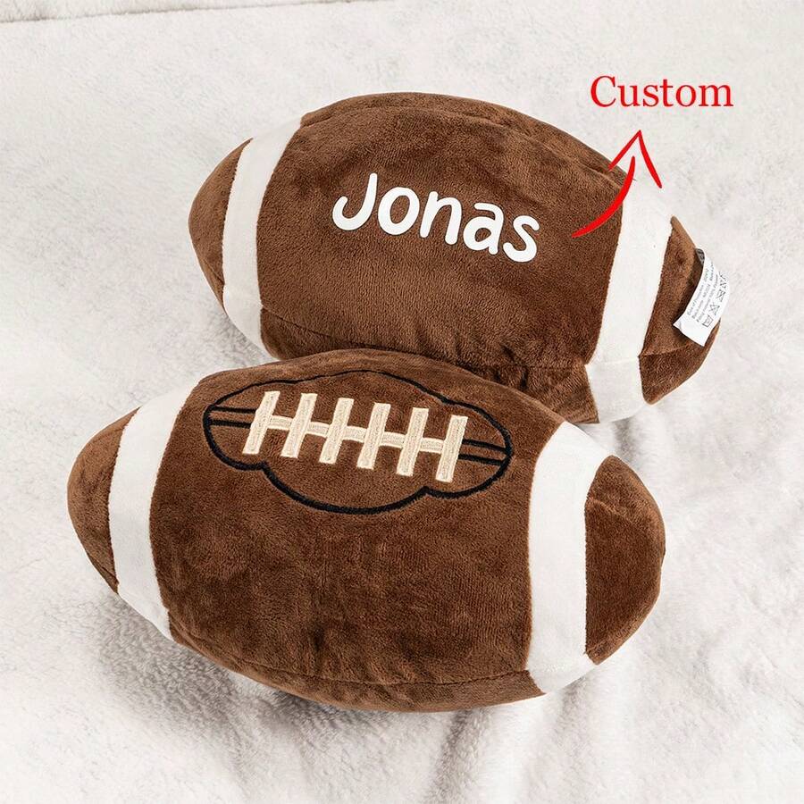 Personalized Name Plush Soccer Ball, Soccer Ball Pillow, Sport Lovers Gift, Custom Sports Soccer Ball Party Decor, Christmas Gift, Personalized Gift ﻿