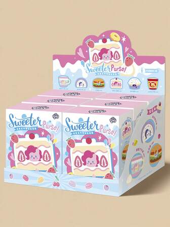 Hasbro ​ Food Theme Plush Coin Purse Blind Box (1 Box Random Style 17.5x23cm) - Cute Collectible Surprise Toy For Girls​