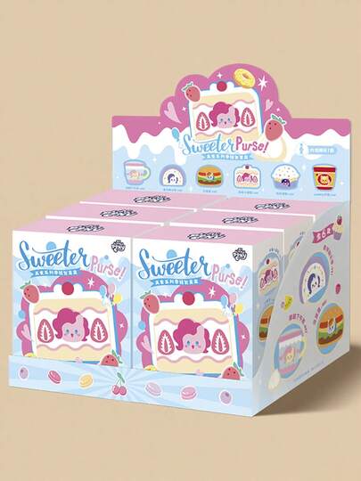 Hasbro Plush Food-Themed Coin Purse Blind Box (1 Box With Random Style, 17.5x23cm) - Cute Collectible Surprise Toy For Girls