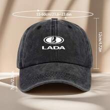 Lada Baseball Cap - Adjustable Snapback Cap, Suitable For Outdoor, Sports, Casual And Formal Occasions - Unisex Sun Hat - Hand Wash Non-Stretch Fabric, Structured Headwear - Black - View 6