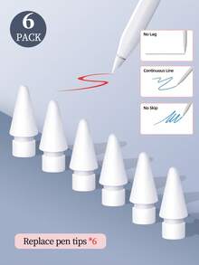 3/4/6/8 Replacement Nibs, Compatible With Apple Pencil 1st/2nd Generation; Nibs Compatible With IPad Pro Pencil 2nd/1st Generation, Comes With Nib Box, Pen Sleeve, Replacement Pen Cap, Suitable As Birthday And Holiday Gifts For Mother, Family And Friends.