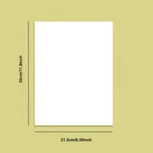 100 fogli di carta da trasferimento sublimazione A4, 100g con elevato tasso di trasferimento e asciugatura rapida, compatibile con tutte le stampanti a getto d'inchiostro, adatto per vari prodotti come magliette, tazze, custodie per telefoni, MDF, cappelli e altro ancora.