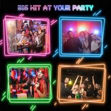 100 Packs 16oz Plastic Cups, Luminous Colored Transparent Cups, Party Cups, Suitable For Parties, Carnivals And Any Events, Cold And Hot Beverage Containers, Suitable For Milk, Juice, Beer, Cola, Milkshakes, Ice Cream - Multicolor - View 5