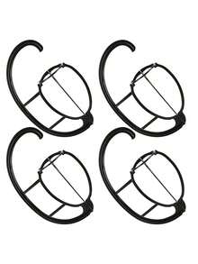 2pcs/4pcs Hanging Wig Stand Holder For Wigs, Hats, And Hairpieces – Foldable Curved Wig Head Display Rack For Storage, Home, Travel & Daily Use, Lightweight, Durable, Space-Saving, Easy To Assemble, Keeps Wigs In Shape And Ready To Wear, Suitable For Women, Men, Short Or Long Wigs, Perfect Organizer For Closet Or Vanity - Multicolor - View 15