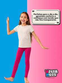Plain Children's Leggings, Girls' Youth, Assorted, Sizes 1 To 16, Comfort And Style, Cotton Legging Pants - Nhiều màu - Xem 2