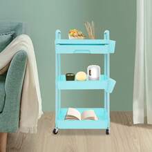 YUNRUX Food Service Carts & Trolleys - Black - View 5