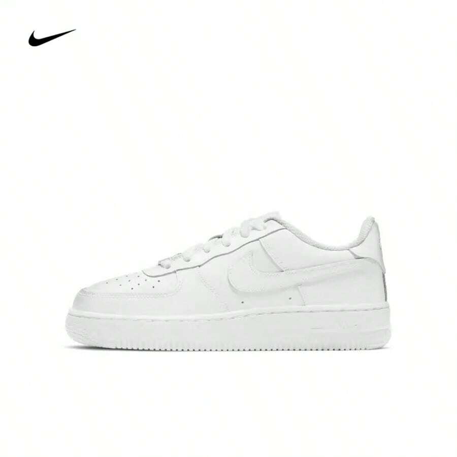 Nike Classic Simple Men's White Sneakers, Air Force 1 Low AF1 Pure White Air Force One Casual Sports Cushioned Low-Top Shoes, CW2288-111 - 白色 - 查看 1