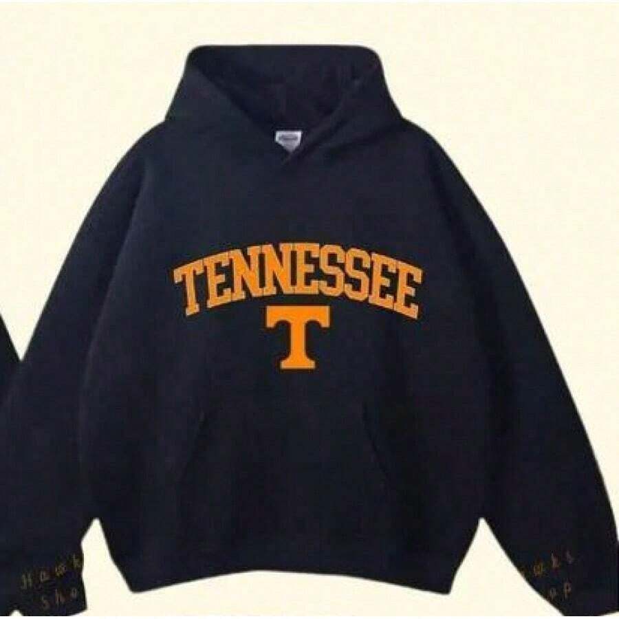 Vintage Sport Teams Collection Unisex Crewneck Black Hoodie, Graphic Team Collection Hoodie, Gift For Fans-New Arrivals For Autumn/Winter: Unisex-L91 - 田納西州 - 查看 1