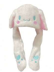 Sanrio 1 Stück Sanrio Hello Kitty, Kuromi, Cinnamoroll süßer Hut, Sanrio Modehut mit beweglichen Ohren wenn man ihn zusammendrückt, neuartiger süßer Hut, süßer Hut geeignet für Partys und Ausflüge, Cartoon Ohren Hut, Ohren Hut, Urlaubsgeschenk, Partygeschenk, Jugendgeschenk, Geburtstagsgeschenk