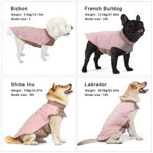 1pc Reversible Reflective Plaid Dog Vest, Suitable For Autumn/Winter, Warm Belly Protection, Leash Buckle, Fits Various Dog Breeds - Baby Pink - View 4