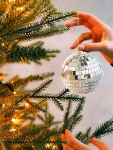 1 Set Assorted Size Christmas Ball Ornaments, Electroplated Baubles For Christmas Tree Decoration