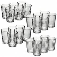 200ml Drinking Glasses Set – Compact & Stylish Everyday Drinkware - Set Of 12 Milano - View 1