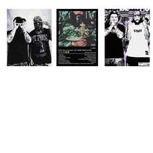 1/3 tấm áp phích nghệ thuật treo tường có khung tùy chọn ca sĩ S-Suicideboy, áp phích album nhạc rap hip hop cổ điển, ngôi sao nhạc, tranh vải canvas, nghệ thuật treo tường cho phòng khách, trang trí quán bar tại nhà - Nhiều màu - Xem 25