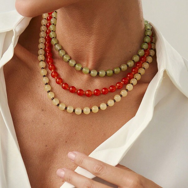 PHCOO Women Beaded Necklaces