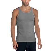 5, 10, 15-Pack Men's Ribbed Classic Tank Tops (Sizes, S To 2XL) - 石南灰 x5 - 查看 2