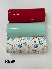 Canvas Kit With 3 Colors - 15 X 24 Cm Each Color (Approximately) - Kit Ref 69 - View 2