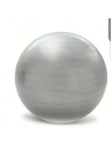 1PC Yoga Ball Fitness Ball Exercise Weight Loss Fitness Ball Balance Ball Exercise Training Ball, Diameter 85CM. - Grey - View 6