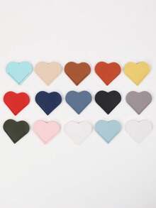 3pcs Set,Leather Heart-Shaped Bookmark, Corner Book Accessory Cute Corner Bookmark, Reading Enthusiast Book Accessory, Women's Bookmark, Book Enthusiast Bookmark, Suitable For Gifts For Women, Children, And Book Enthusiasts, Cute Handmade Reading Gift Accessory,Color Random Back To School