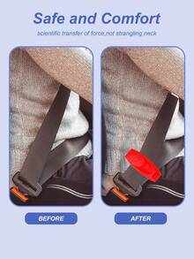 Car Seat Belt Clip, Children's Car Buckle, Webbing Buckle, Seat Buckle, Anti Stretch Neck And Abdomen, Seat Belt Limit Clip, Car Seat Belt Stop Adjustment Clip,Car Seat Belt Adjustment Anchor, Anti Pinch Neck And Shoulder Protection Limiter, Belly Protection Auxiliary Non Child Safety Seat,1set Car Safety Belt Adjuster & Positioner, Prevent Neck Choking, Adjust Child Safety Seat Shoulder Strap, Comfortable, Suitable For All Seasons - Multicolor - View 3