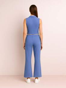Women Two-Piece Outfits - Azul claro - 查看 3