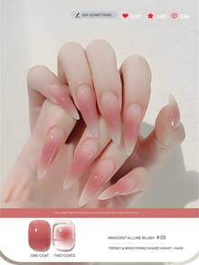 1 Bottle 15ML Trending Translucent Jelly Nail Polish, Fades Beautifully, Popular Autumn/Winter Shade, Nail Gel Lacquer Set, 2025 New Collection - Multicolor - View 12