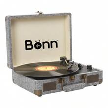 Tocadiscos Bluetooth Tipo Maletín Portátil Bonn - Tipo de Enchufe A Japonés (100V) - Ver 3