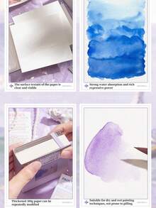 Painting Set, Kabear Sketchbook, Wonderful Painting, Tear-Off Painting Book, Watercolor Paint Book, Diary Book, Marker Pen Dedicated Painting Book, Suitable For Holidays, Travel, Outdoor Activities, Sketching