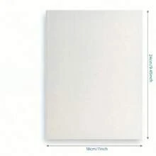 12 قطعة/4 قطع/5 قطع ألواح قماش أبيض، لوحة رسم فنية مقاس 7 * 9 بوصة بالجملة للزيت والأكريليك والغواش والتمبرا والصب السائل، مستلزمات فنية