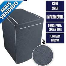 洗衣机罩、袋子、收纳袋、储物袋 - 灰色 - 查看 5