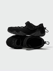 MASKERT 女士休闲鞋、女士软底芭蕾舞鞋、女士登山鞋、女士透气网眼鞋、百搭休闲鞋 - 黑色 - 查看 2