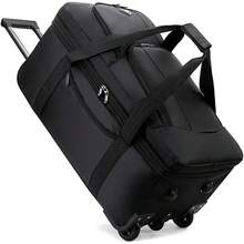 Maletas de Viaje 28 Pulgadas, Mochila de Viaje con Ruedas Giratorias, Maleta De Mano Múltiples Compartimentos(negro) - azul - Ver 1